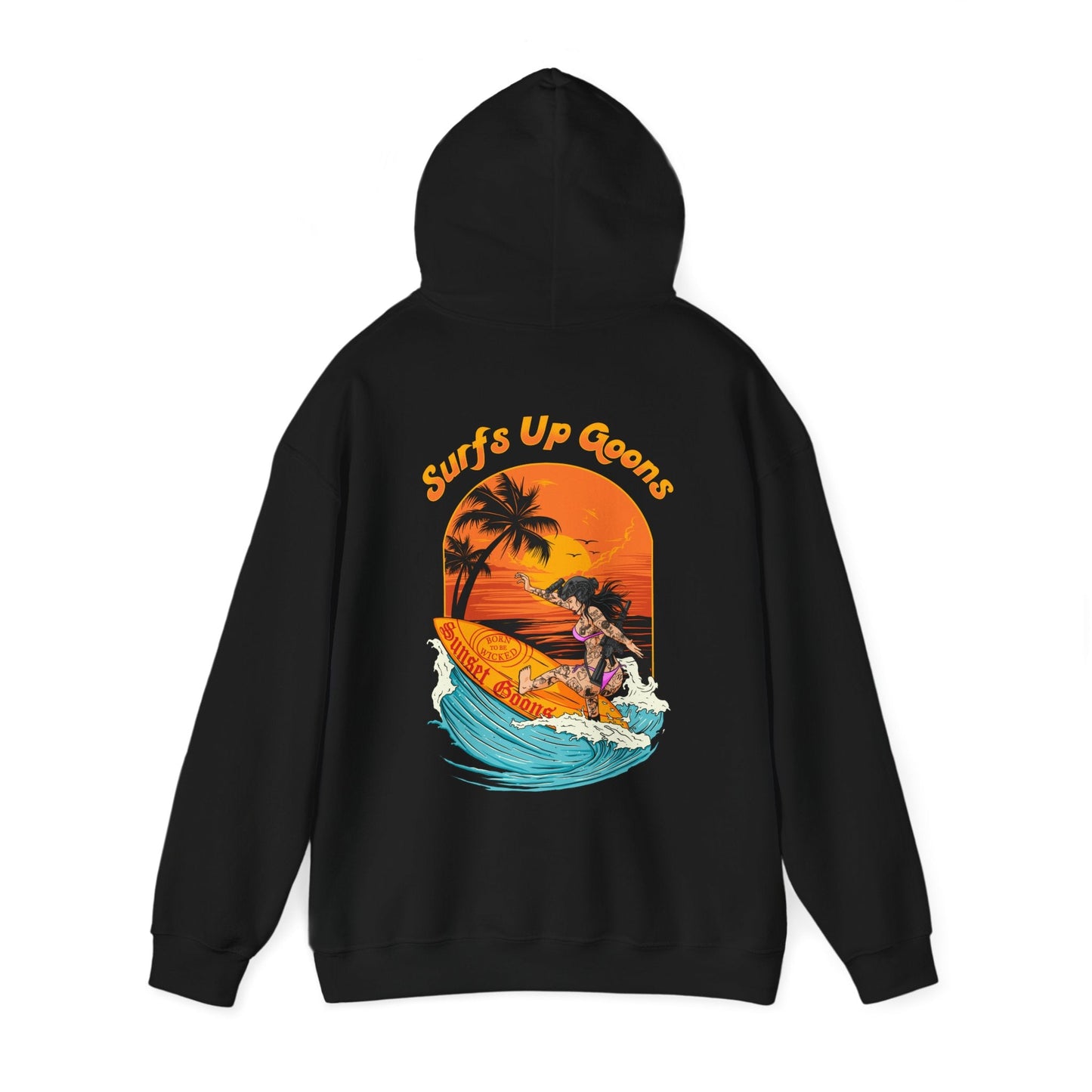 Surfs up x Sunset goons Hoodie - Born To Be Wicked